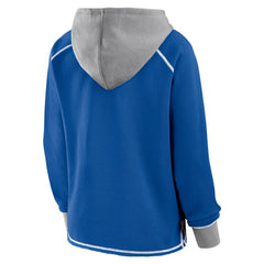 Logo Athletic Women's Boom Fleece Pullover V-Neck Hoodie - Indianapolis Colts