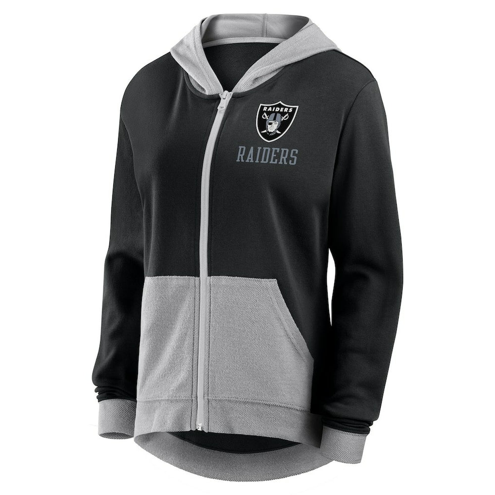 Logo Athletic Women's Hit It French Terry Full-Zip Hoodie - Las Vegas Raiders