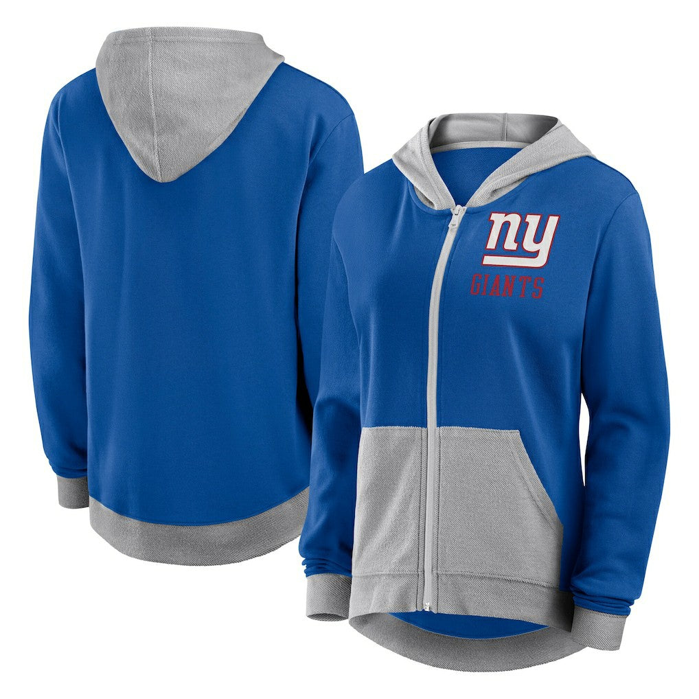 Logo Athletic Women's Hit It French Terry Full-Zip Hoodie - New York Giants