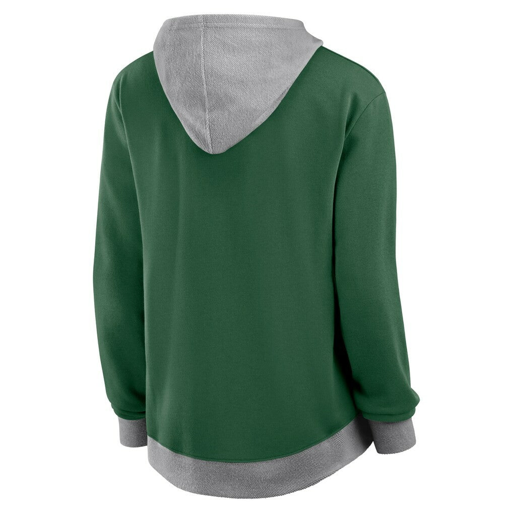 Logo Athletic Women's Hit It French Terry Full-Zip Hoodie - New York Jets
