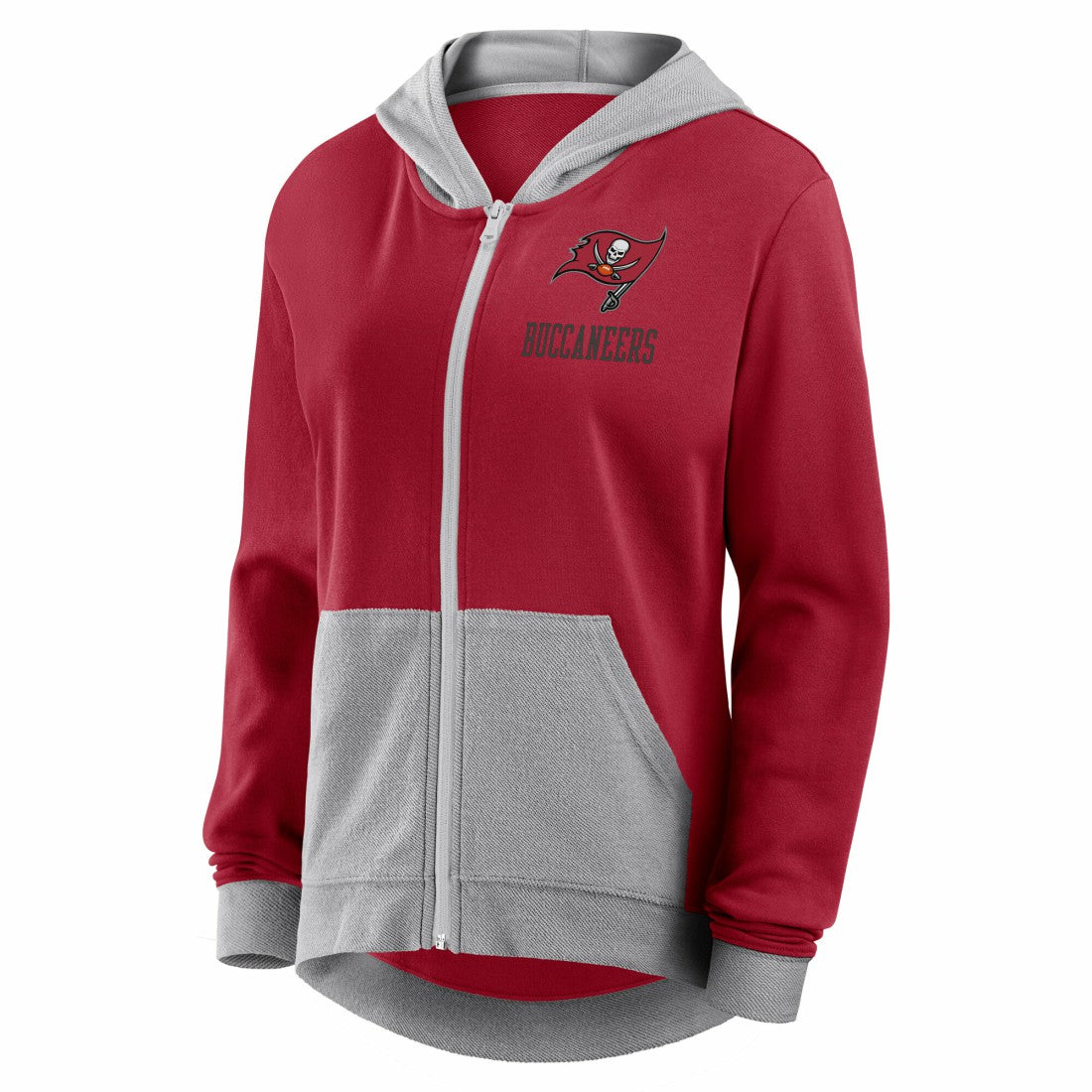 Logo Athletic Women's Hit It French Terry Full-Zip Hoodie - Tampa Bay Buccaneers