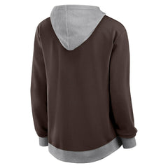 Logo Athletic Women's Hit It French Terry Full-Zip Hoodie - Cleveland Browns