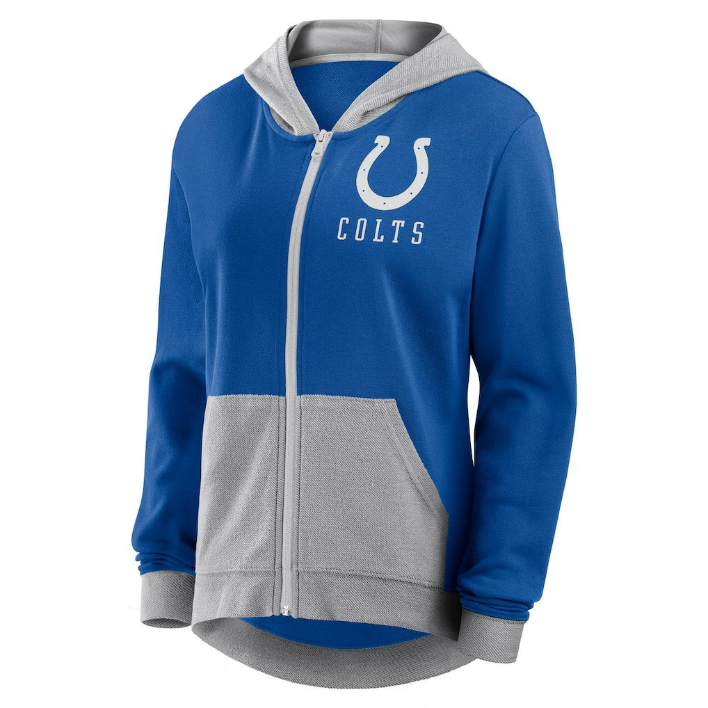 Logo Athletic Women's Hit It French Terry Full-Zip Hoodie - Indianapolis Colts