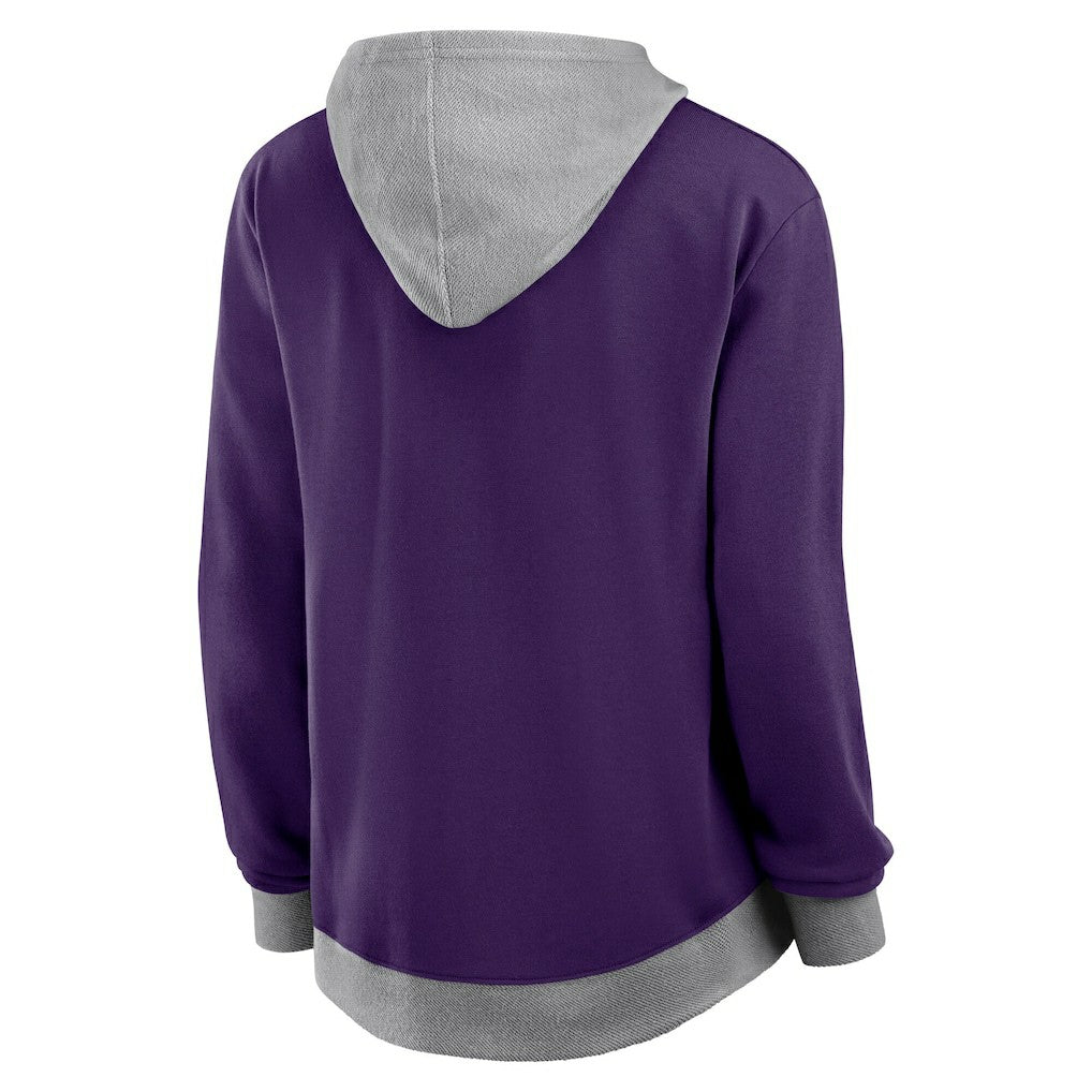 Logo Athletic Women's Hit It French Terry Full-Zip Hoodie - Baltimore Ravens