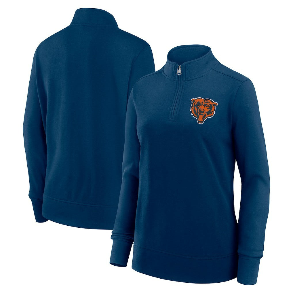 Logo Athletic Women's Velocity Quarter-Zip Jacket - Chicago Bears