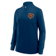 Logo Athletic Women's Velocity Quarter-Zip Jacket - Chicago Bears