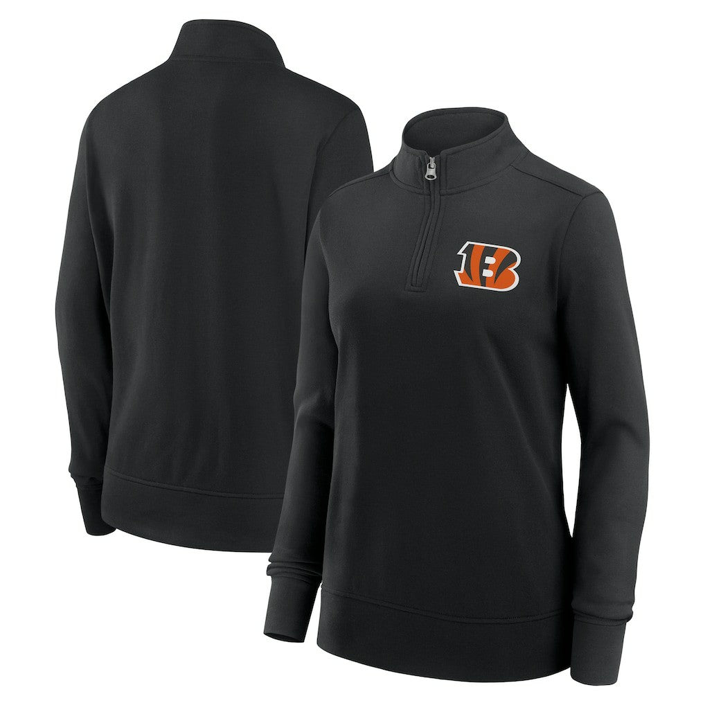 Logo Athletic Women's Velocity Quarter-Zip Jacket - Cincinnati Bengals