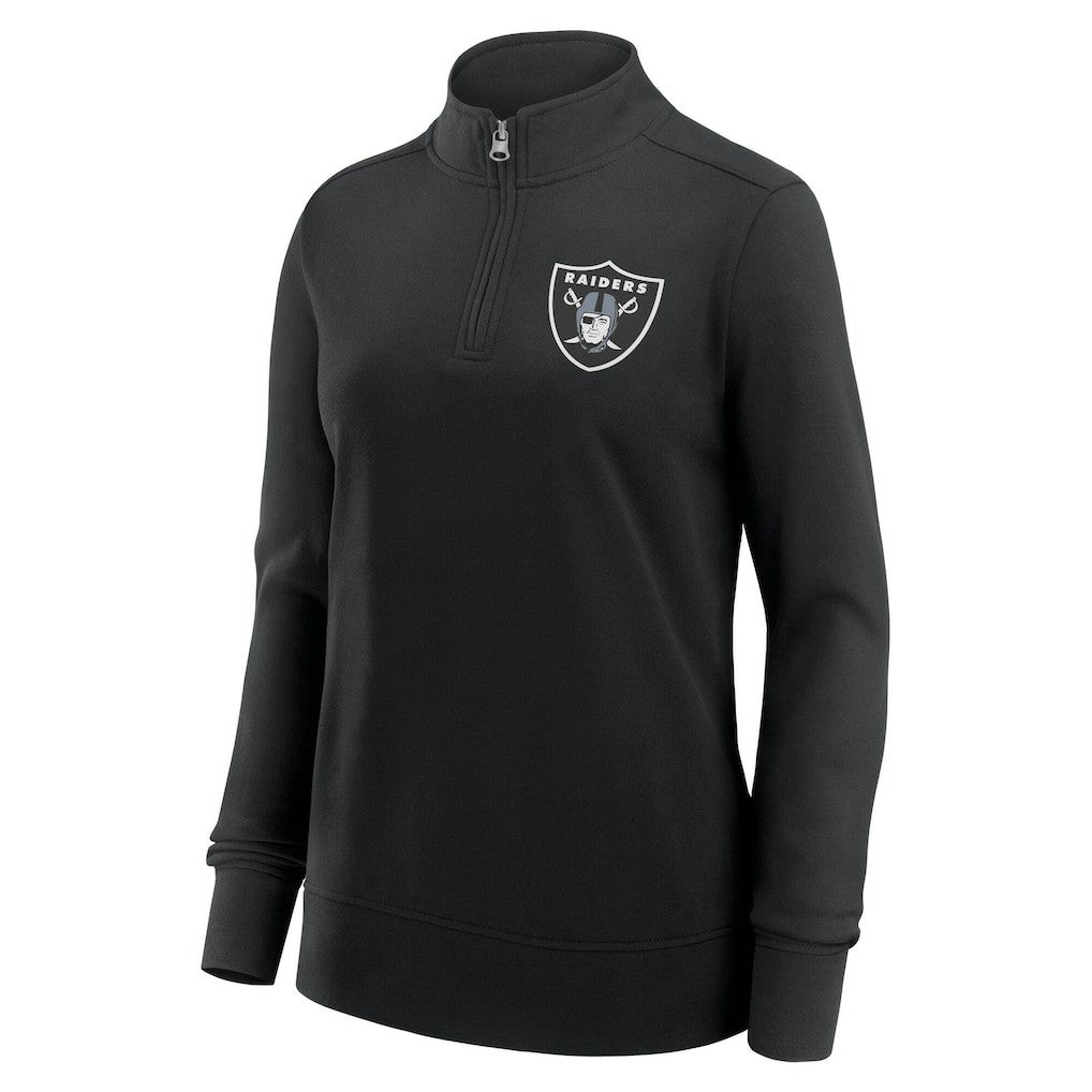 Logo Athletic Women's Velocity Quarter-Zip Jacket - Las Vegas Raiders