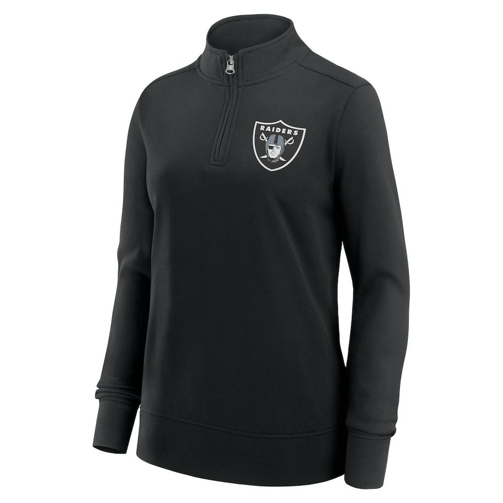 Logo Athletic Women's Velocity Quarter-Zip Jacket - Las Vegas Raiders