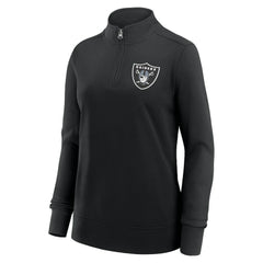 Logo Athletic Women's Velocity Quarter-Zip Jacket - Las Vegas Raiders