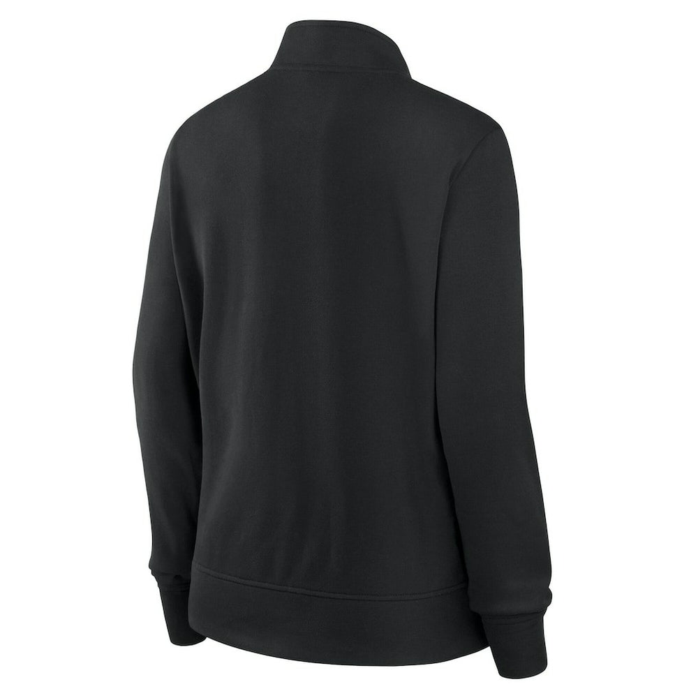 Logo Athletic Women's Velocity Quarter-Zip Jacket - Las Vegas Raiders