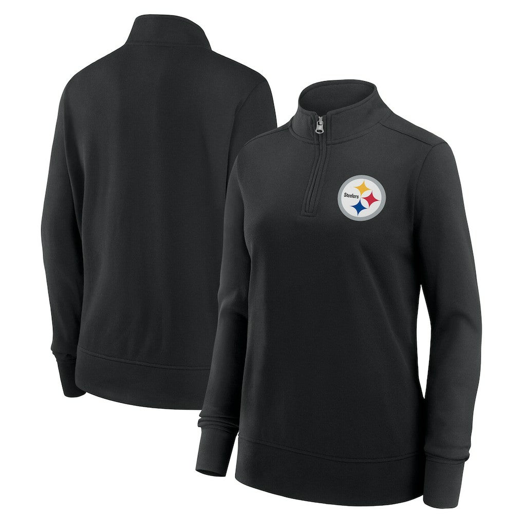 Logo Athletic Women's Velocity Quarter-Zip Jacket - Pittsburgh Steelers