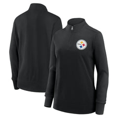 Logo Athletic Women's Velocity Quarter-Zip Jacket - Pittsburgh Steelers