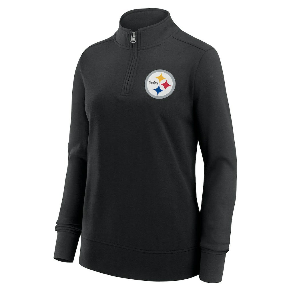 Logo Athletic Women's Velocity Quarter-Zip Jacket - Pittsburgh Steelers