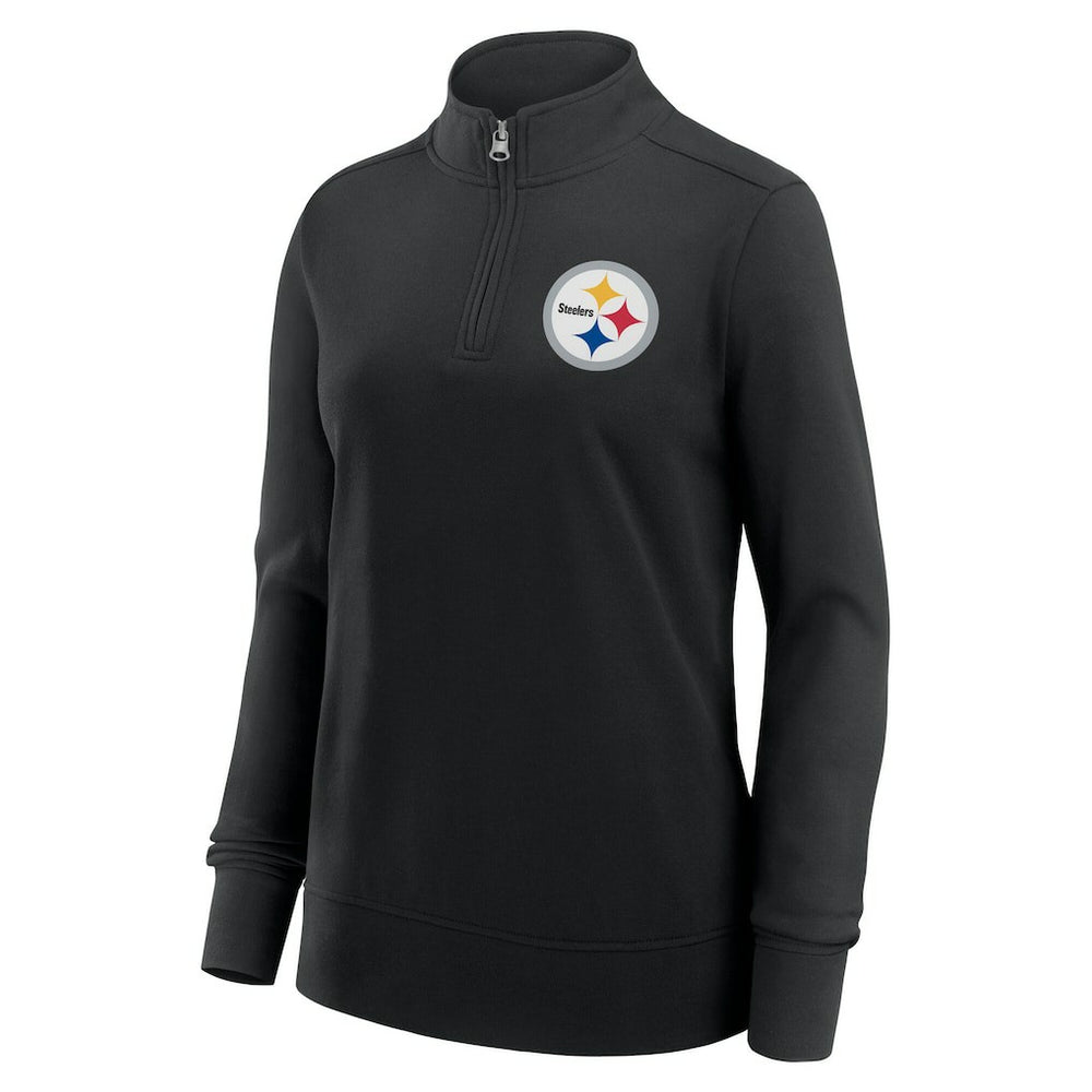 Logo Athletic Women's Velocity Quarter-Zip Jacket - Pittsburgh Steelers