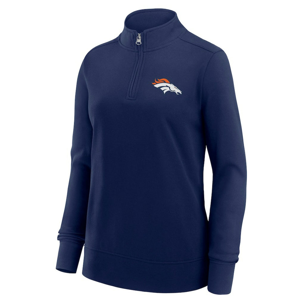Logo Athletic Women's Velocity Quarter-Zip Jacket - Denver Broncos