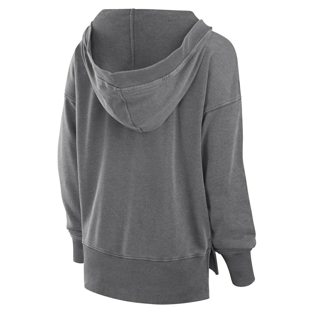 Women's Initiative Snow Wash French Terry V-Neck Pullover Hoodie - Baltimore Ravens