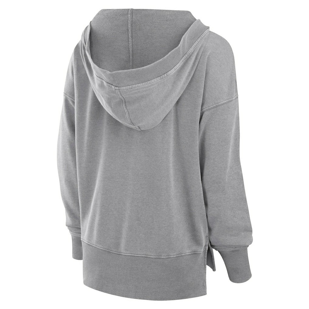 Women's Initiative Snow Wash French Terry V-Neck Pullover Hoodie - Cleveland Browns
