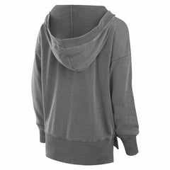 Women's Initiative Snow Wash French Terry V-Neck Pullover Hoodie - New York Jets