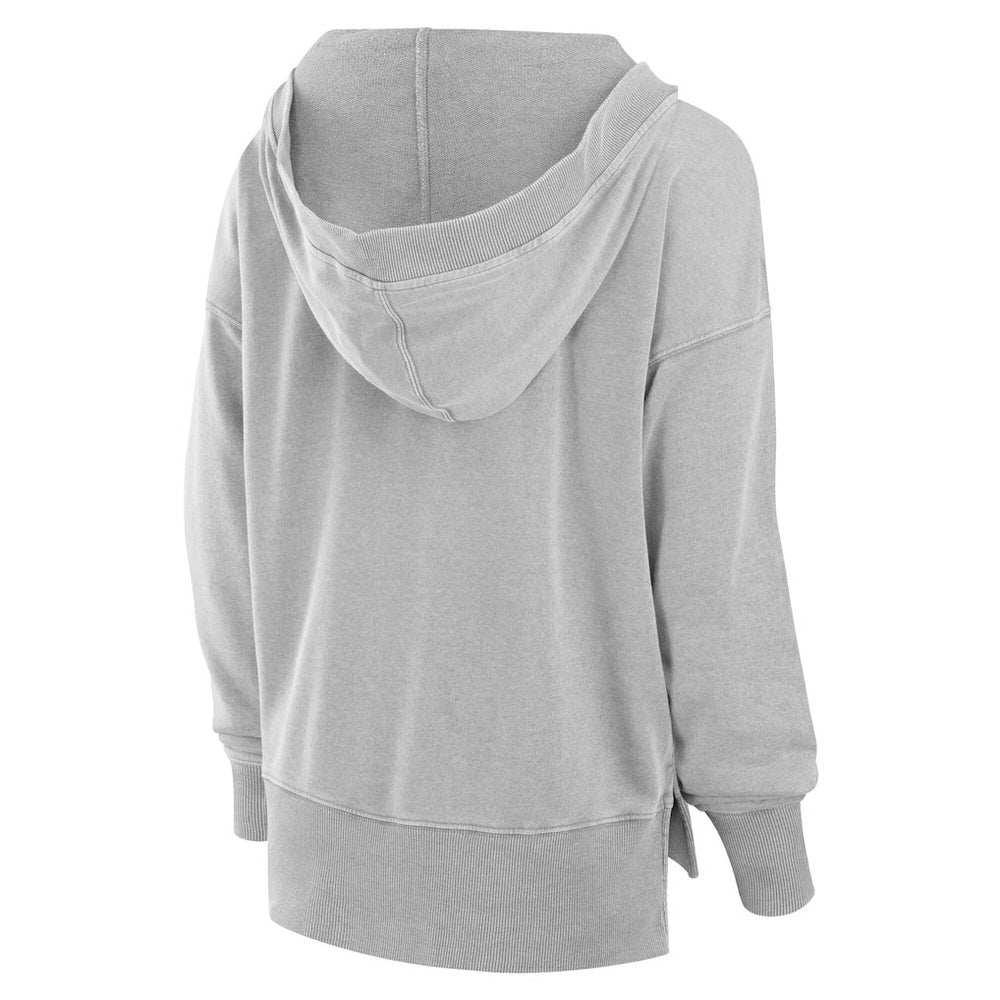 Women's Initiative Snow Wash French Terry V-Neck Pullover Hoodie - Miami Dolphins
