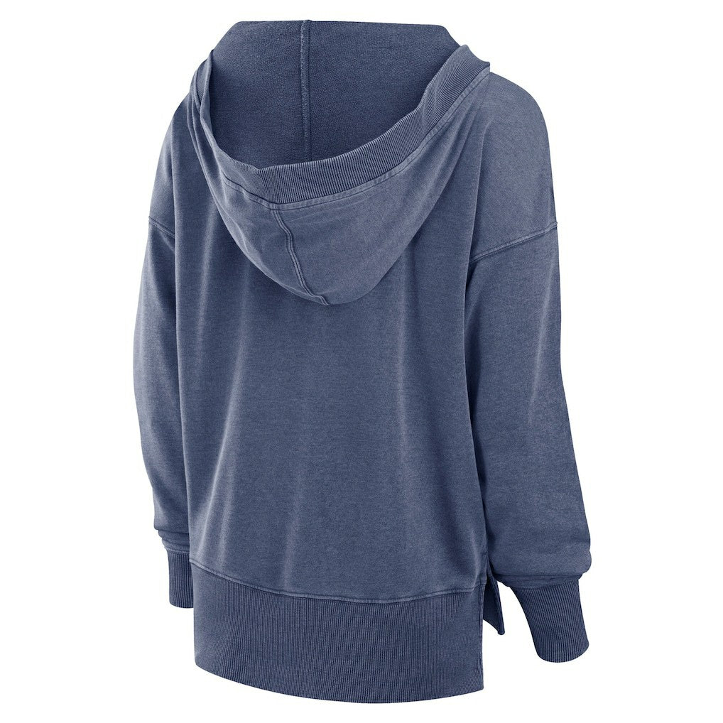 Women's Initiative Snow Wash French Terry V-Neck Pullover Hoodie - Seattle Seahawks