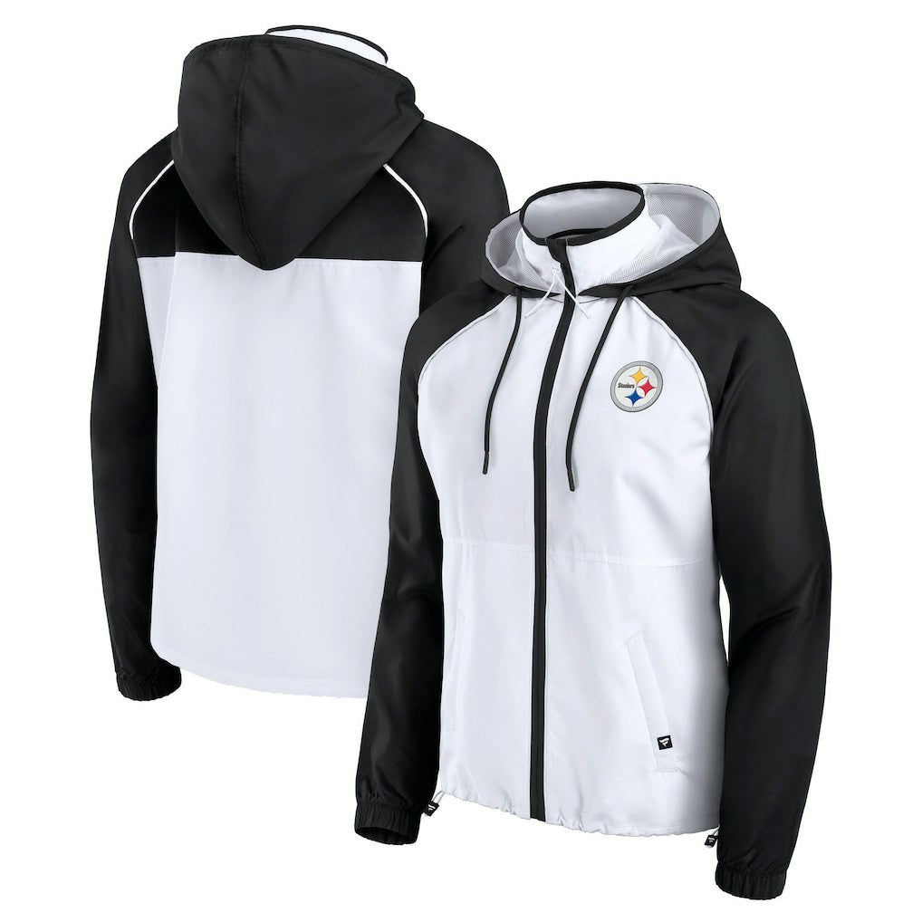 Women's Full-Zip Anorak Hoodie Jacket - Pittsburgh Steelers