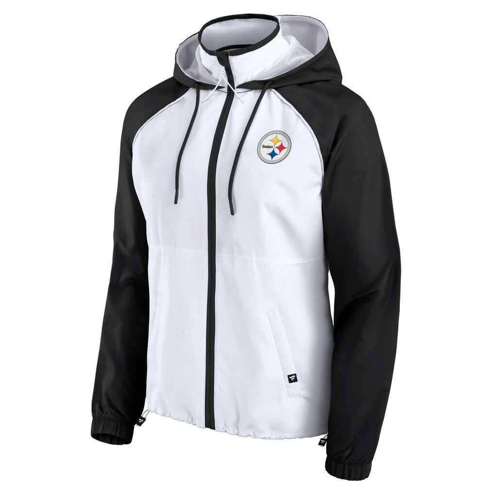 Women's Full-Zip Anorak Hoodie Jacket - Pittsburgh Steelers