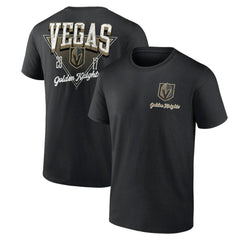 NHL Black Vegas Golden Knights Logo Athletic Never Over T-Shirt