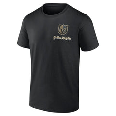 NHL Black Vegas Golden Knights Logo Athletic Never Over T-Shirt