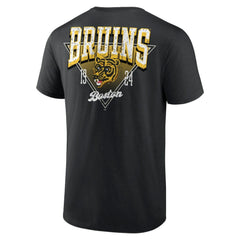 NHL Black Boston Bruins Logo Athletic Never Over T-Shirt
