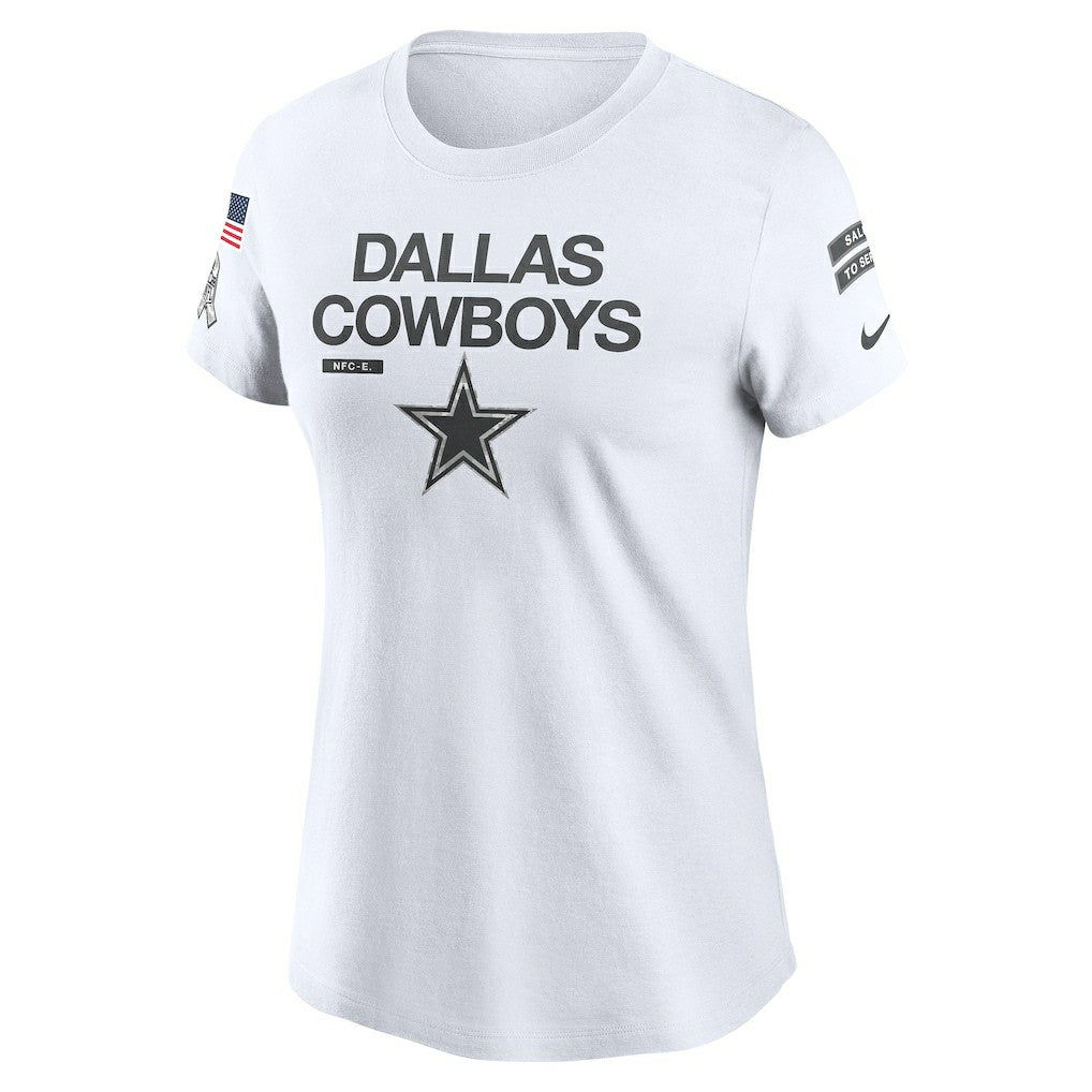Women's 2024 Salute To Service Legend Performance T-Shirt - Dallas Cowboys