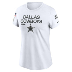 Women's 2024 Salute To Service Legend Performance T-Shirt - Dallas Cowboys