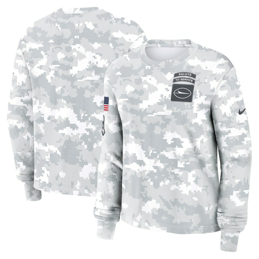 Women's 2024 Salute To Service Dri-FIT Long Sleeve T-Shirt - New York Jets