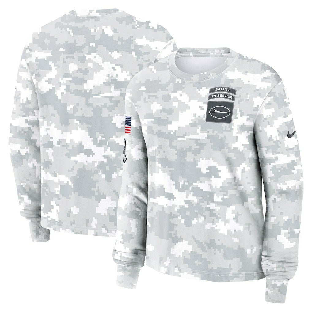 Women's 2024 Salute To Service Dri-FIT Long Sleeve T-Shirt - New York Jets