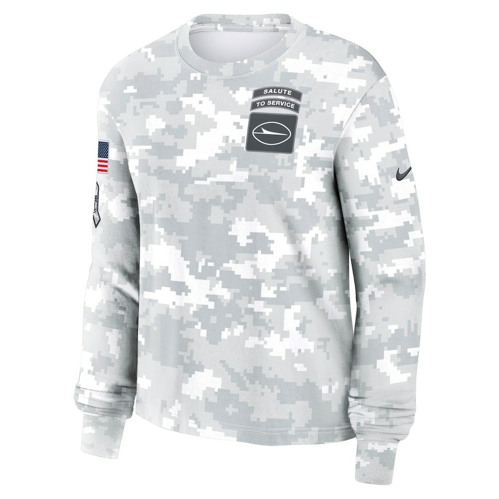 Women's 2024 Salute To Service Dri-FIT Long Sleeve T-Shirt - New York Jets