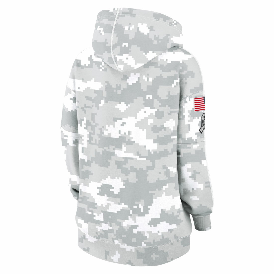Women's 2024 Salute To Service Club Fleece Oversized Pullover Hoodie - Tennessee Titans