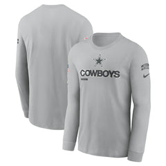 2024 Salute To Service Long Sleeve T-Shirt - Dallas Cowboys
