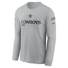 2024 Salute To Service Long Sleeve T-Shirt - Dallas Cowboys