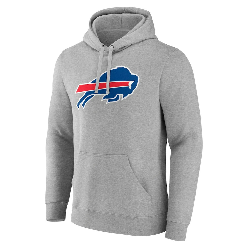 Josh Allen  Icon Player Name & Number Pullover Hoodie - Buffalo Bills