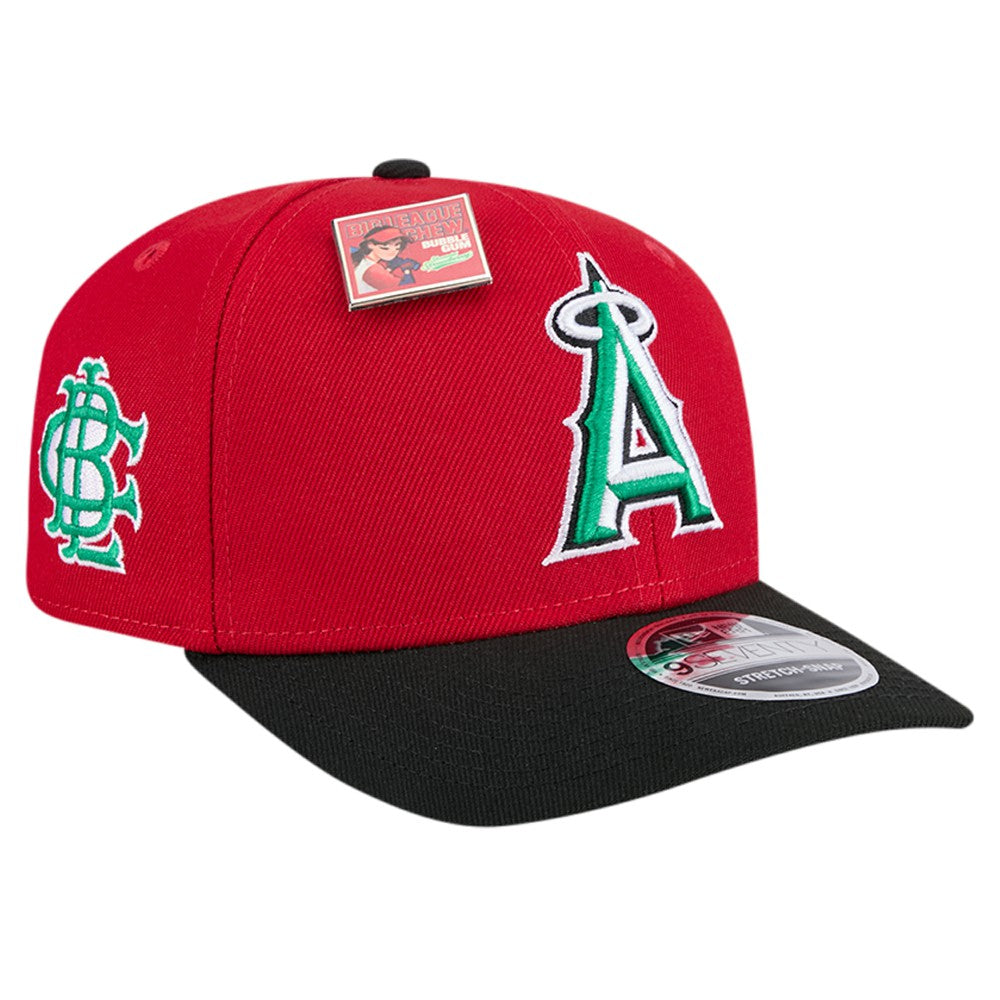 MLB Los Angeles Angels New Era 2024 Big League Chew Flavor Pack 9SEVENTY Adjustable Hat