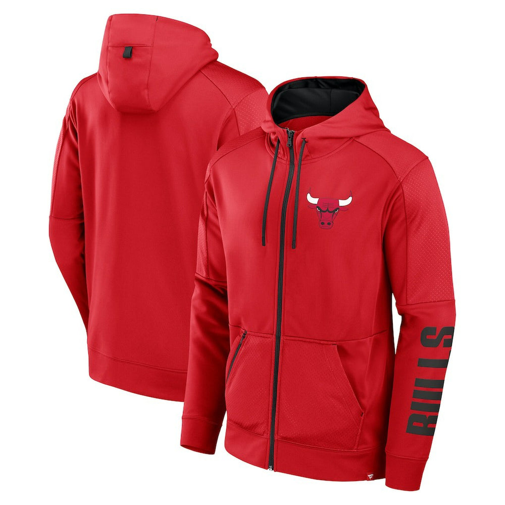 NBA Chicago Bulls Baller Defender Performance Full-Zip Hoodie sale
