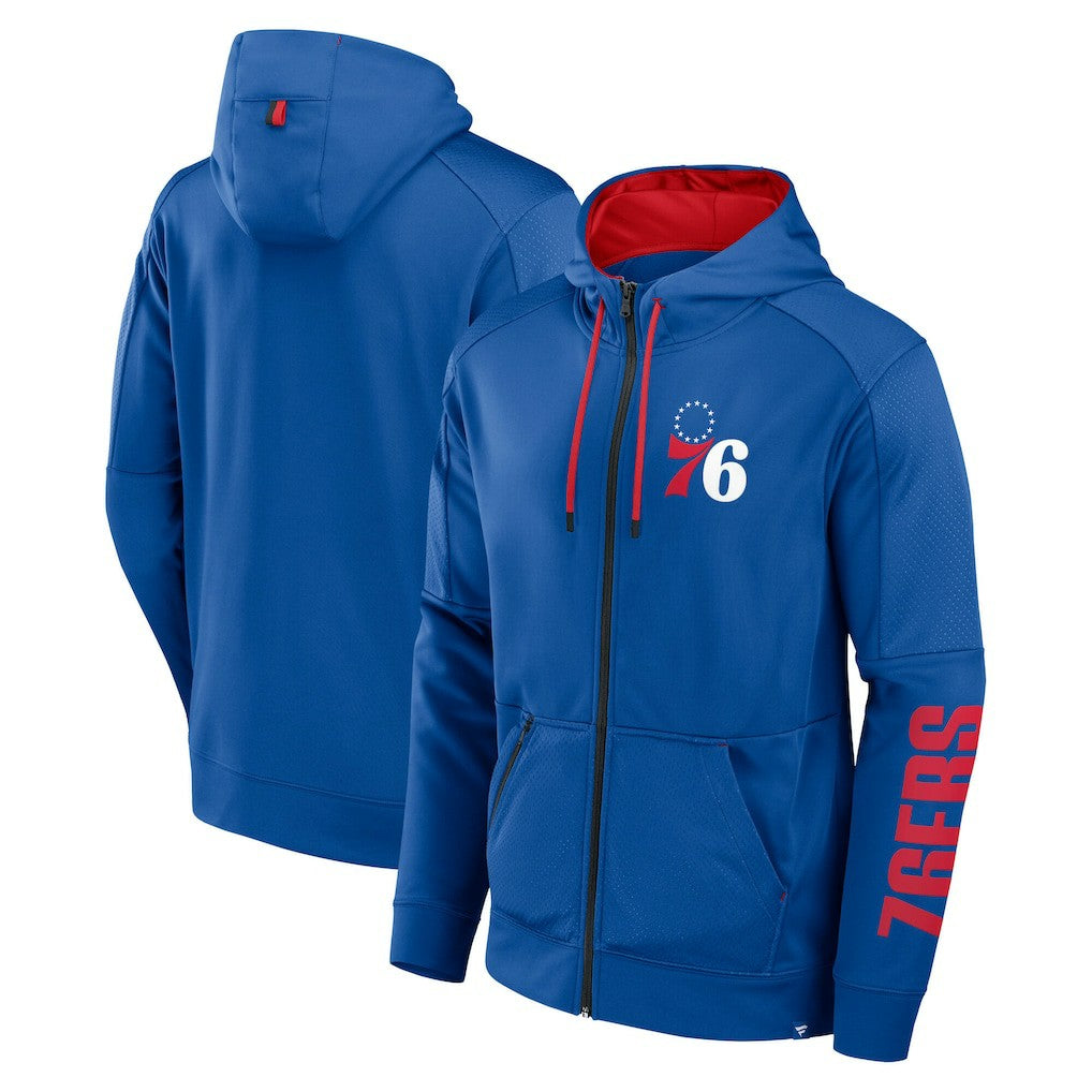 NBA Philadelphia 76ers Baller Defender Performance Full-Zip Hoodie