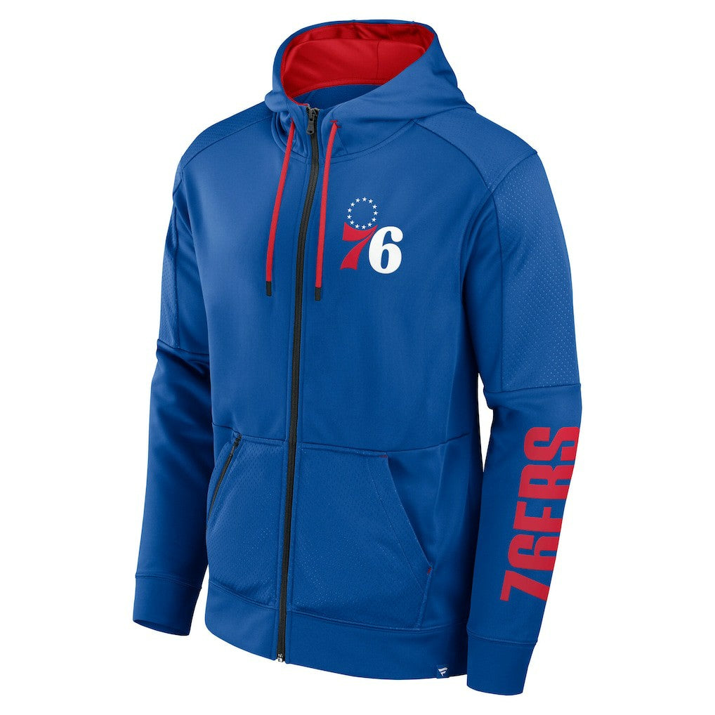 NBA Philadelphia 76ers Baller Defender Performance Full-Zip Hoodie