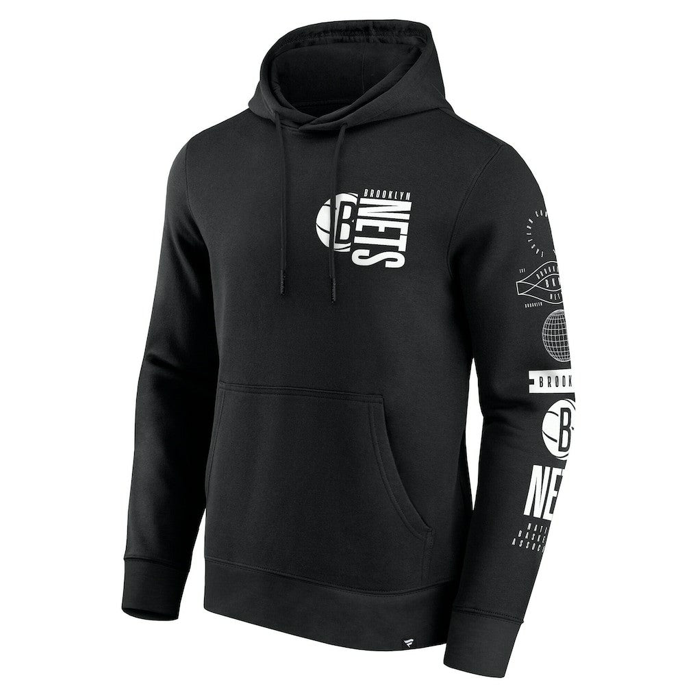 NBA Brooklyn Nets Game Time Crossover Pullover Hoodie