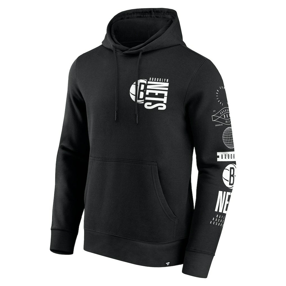 NBA Brooklyn Nets Game Time Crossover Pullover Hoodie