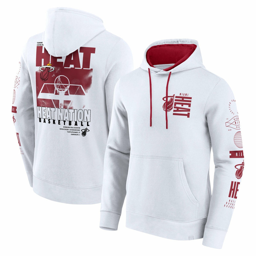 NBA Miami Heat Game Time Crossover Pullover Hoodie