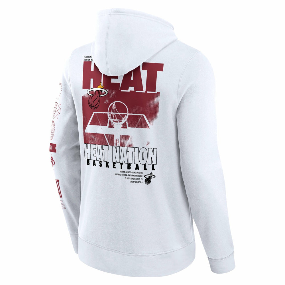 NBA Miami Heat Game Time Crossover Pullover Hoodie