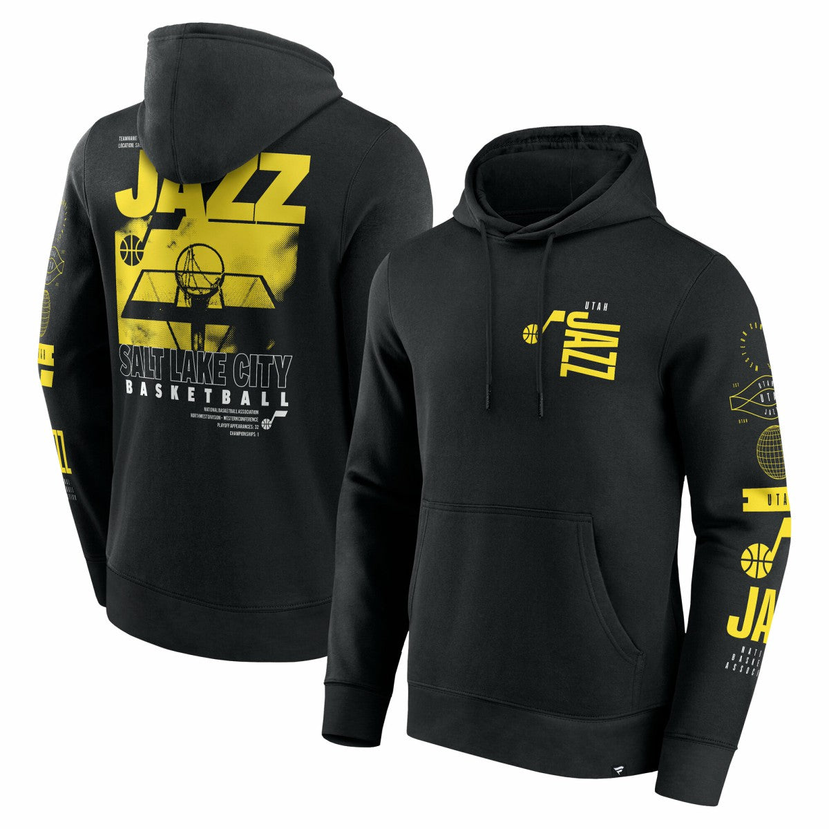 NBA Utah Jazz Game Time Crossover Pullover Hoodie