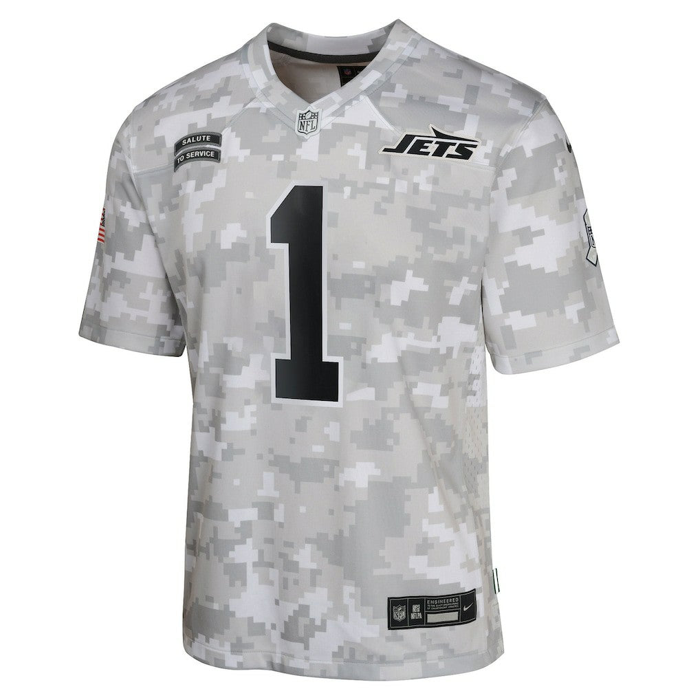 Sauce Gardner  Youth 2024 Salute to Service Game Jersey - New York Jets