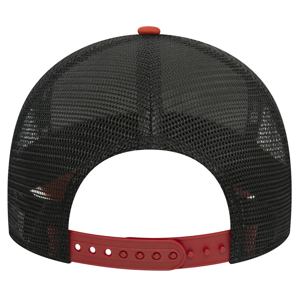 AC Milan New Era 9FORTY A-Frame Trucker Adjustable Hat - New Era Brown